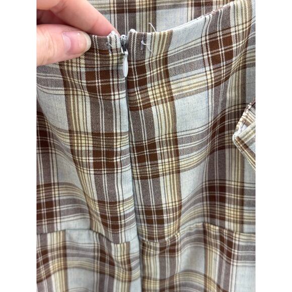 SHEIN Plaid Jumper - Women's 2X - Adjustable Straps, Cute Buttons - Picture 6 of 10